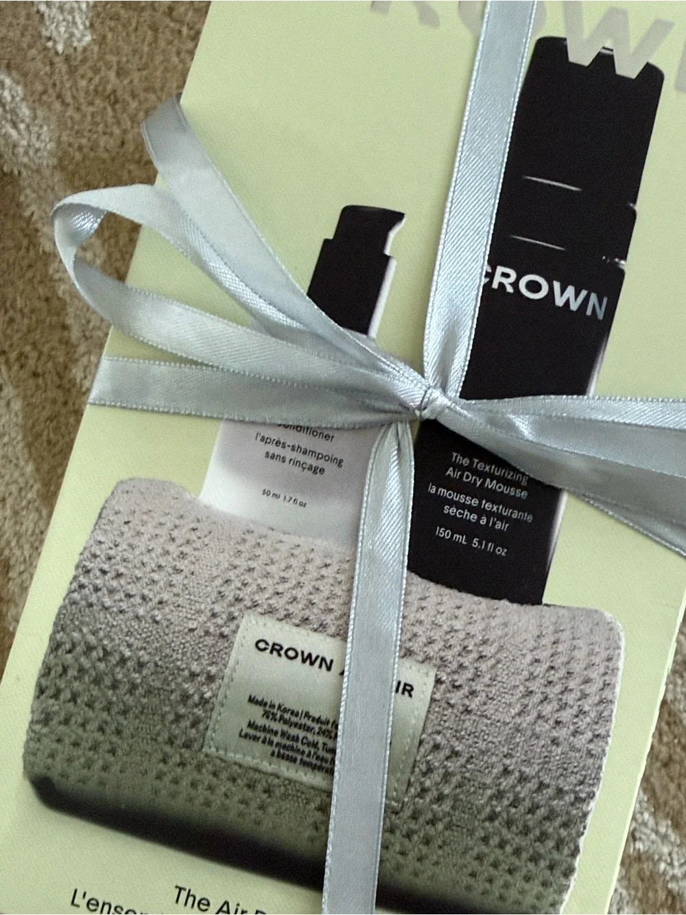 Crown affair the hair dry ritual Gift Set $155
